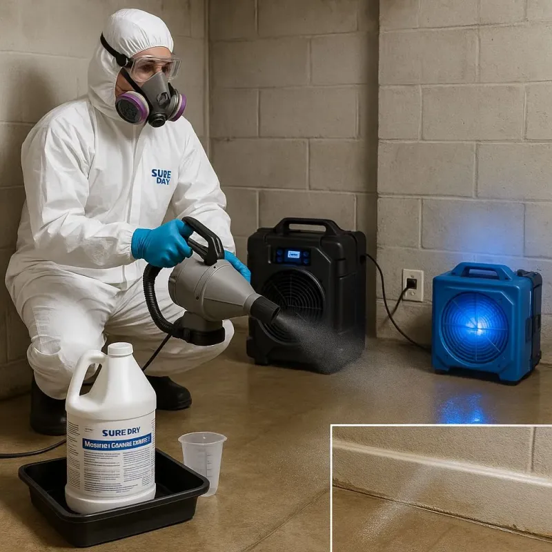 Sanitization and Odor Removal process in Mooreland, OK