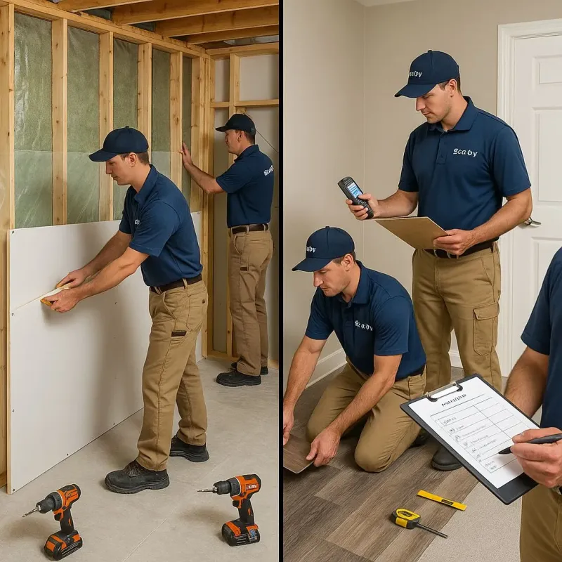 Repairs and Reconstruction process in Mooreland, OK