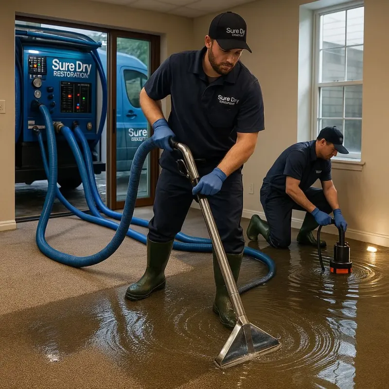 Water Extraction and Removal process in Mooreland, OK